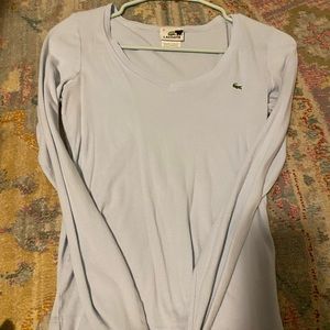 Lacoste women’s light blue long sleeve size 36